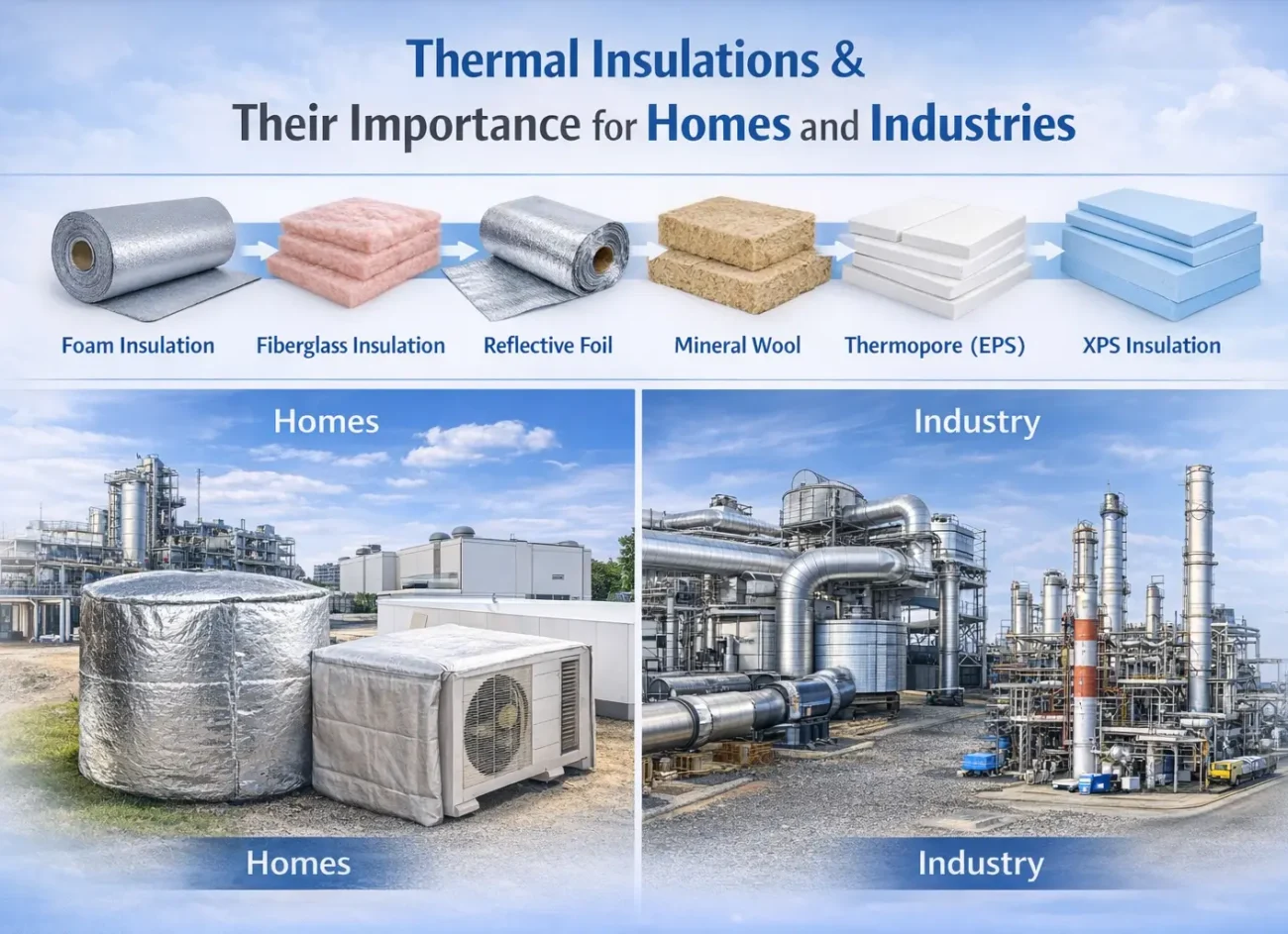 Thermal Insulations & Their Importance for Homes & Industries